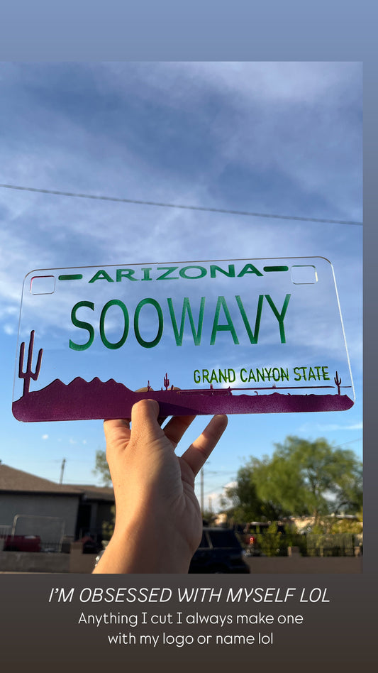 Custom acrylic sign